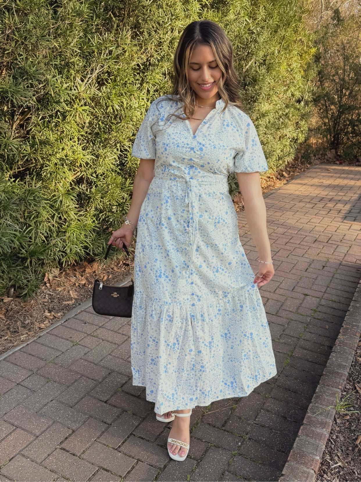 Blue Aura Maxi Dress