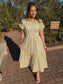 Sunny Blossom Midi Dress
