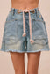 Sweet Lavender Denim Shorts