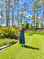 Royal Bow Midi Dress