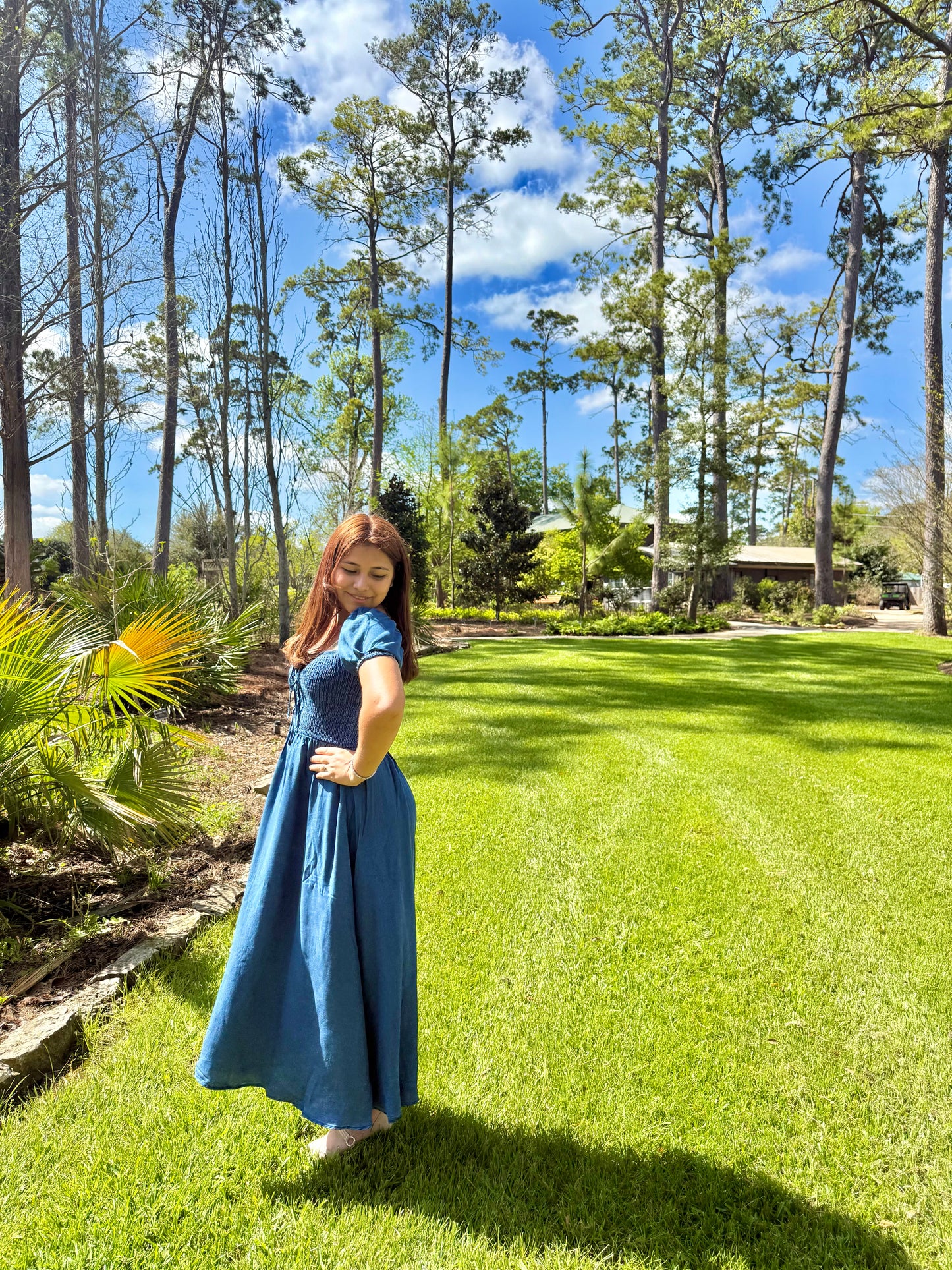 Royal Bow Midi Dress