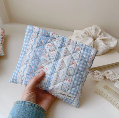 Small Quilted Zipper Bag