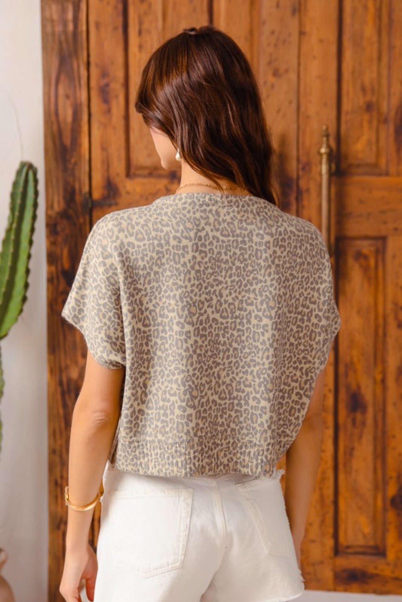 Leopard Sweater Vest