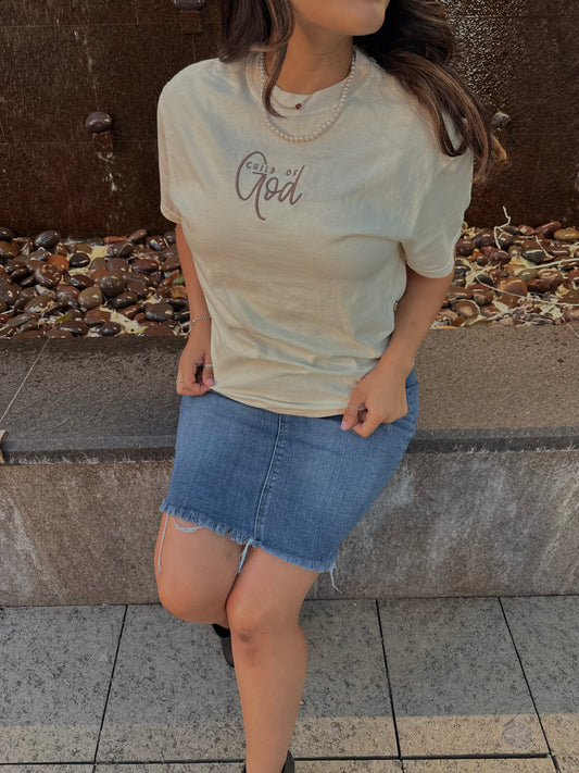 Child of God Embroidered Tee