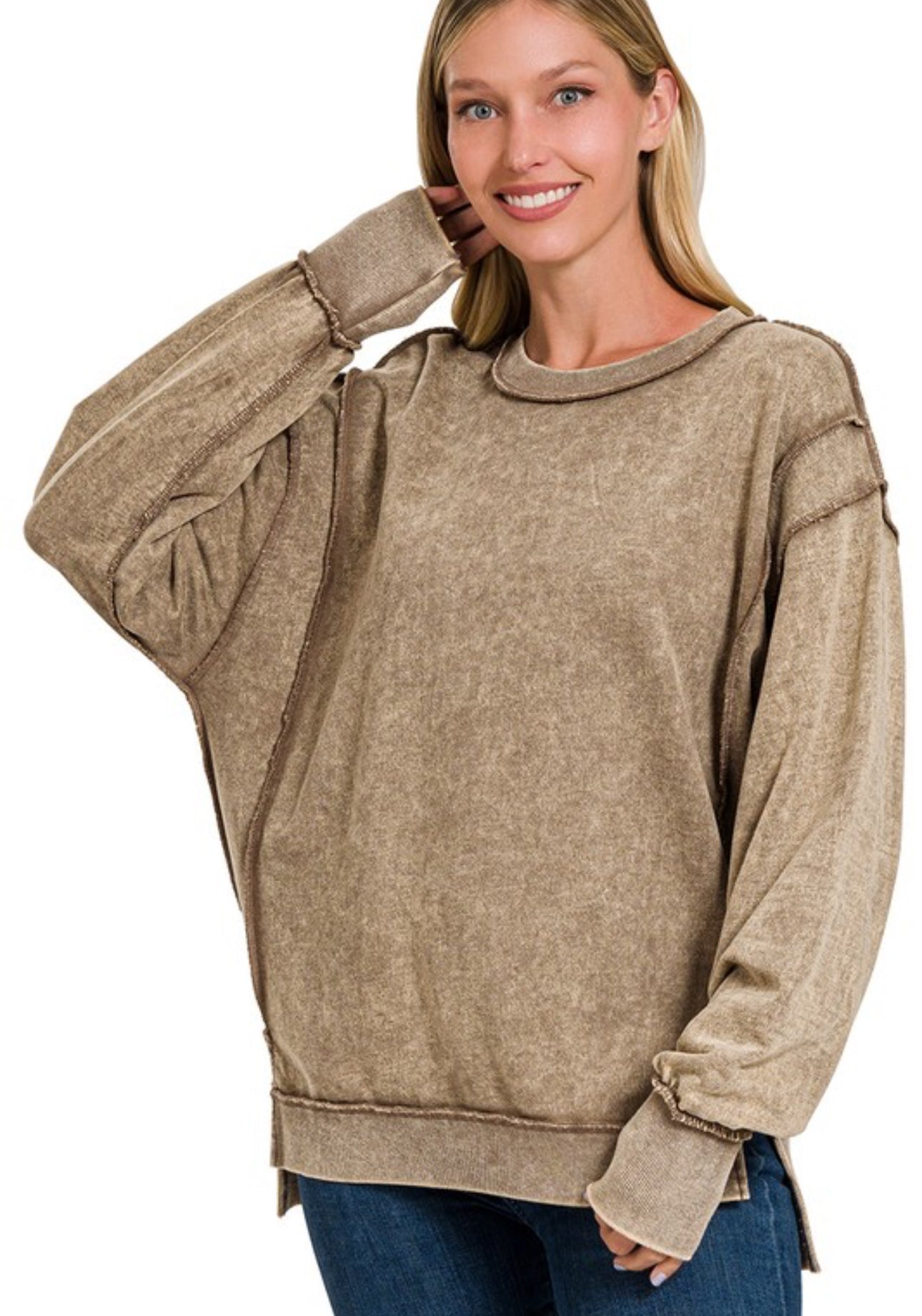 Alba Sweatshirt (Mocha)