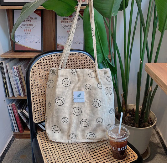 Smiley Face Tote Bag